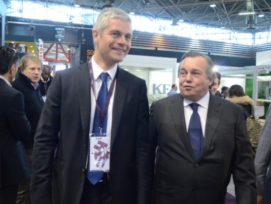 Régionales 2015 : Laurent Wauquiez entame sa campagne de terrain au SIRHA