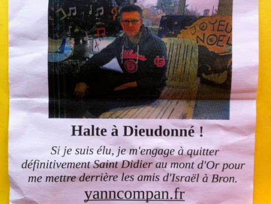 Le candidat UMP de Bron victime d’un faux tract