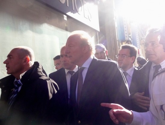 Brice Hortefeux va veiller à l'indemnisation des commerçants lyonnais