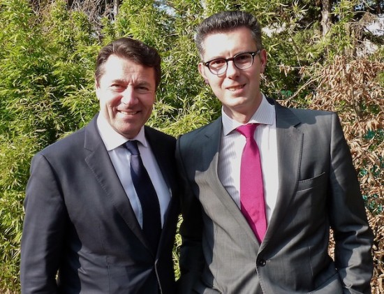 Législatives: Yann Compan reçoit Christian Estrosi pour parler sécurité