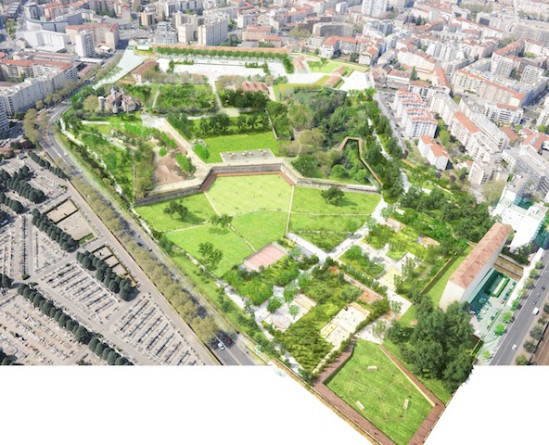 Parc Sergent Blandan : le Grand Lyon veut se doter d’un véritable pôle de loisir en pleine ville