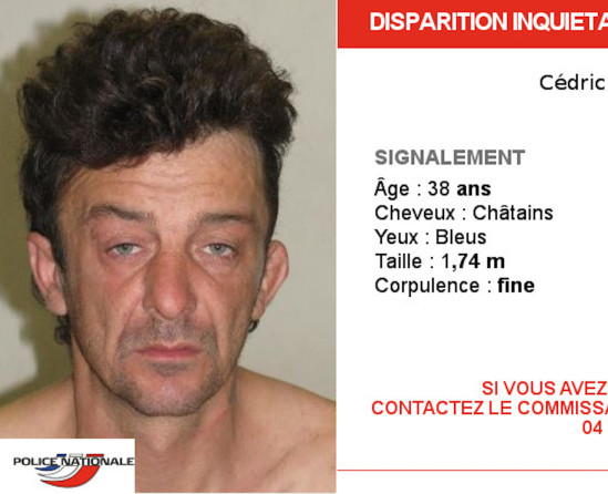 Appel à témoins près de Lyon : Mara a été retrouvée, Cédric toujours porté disparu Appel à témoins près de Lyon : Mara a été retrouvée, Cédric toujours porté disparu