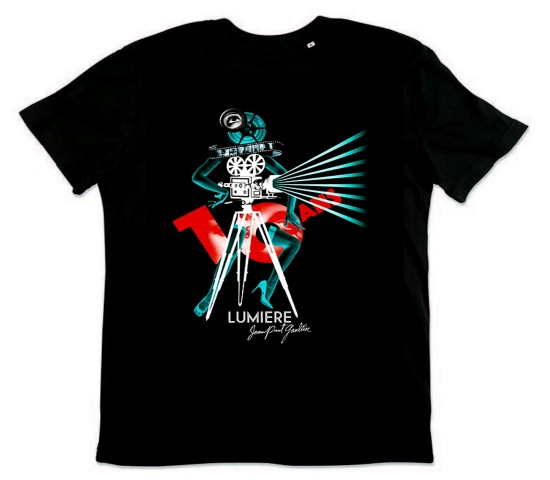 Un tee-shirt signé Jean-Paul Gaultier pour la 10e édition du Festival Lumière