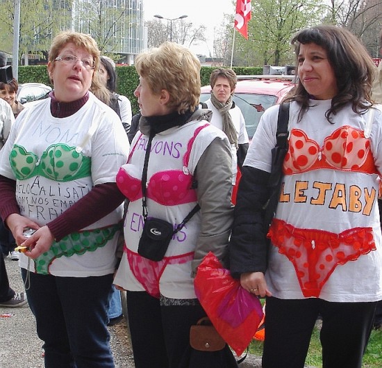 La grogne se poursuit pour les salariés de Lejaby