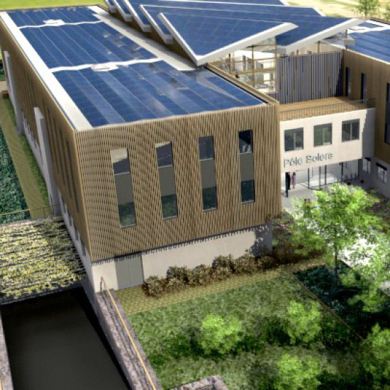 Saint-Priest : le premier bâtiment d'entreprise à énergies positives en France