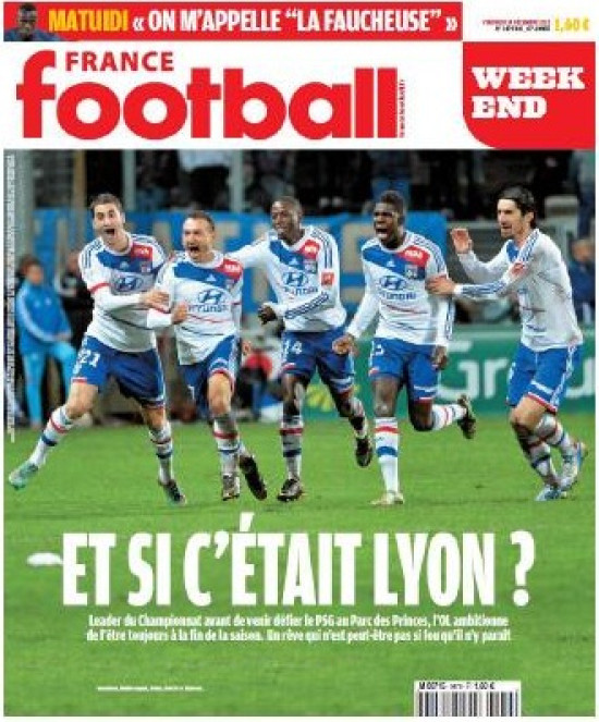 France Football voit l'OL champion de France France Football voit l'OL champion de France