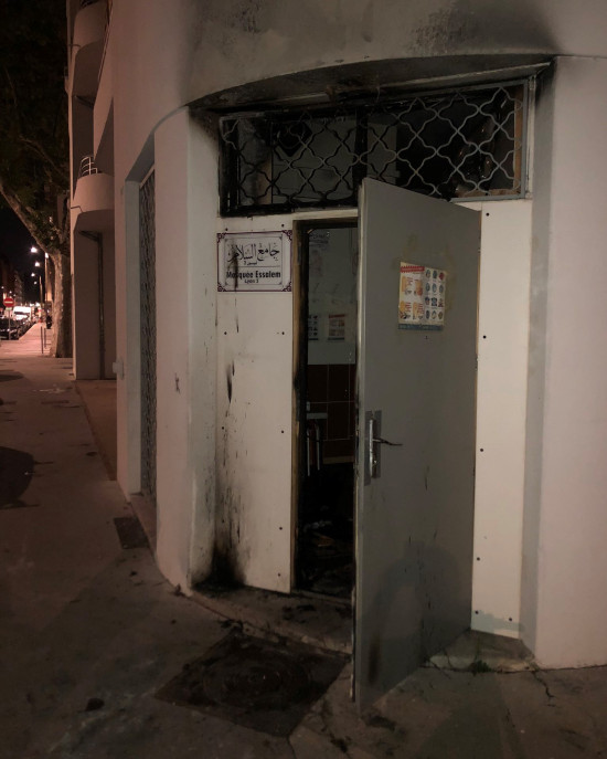 Lyon 2e : la mosquée de Perrache victime d’un incendie, la piste criminelle privilégiée