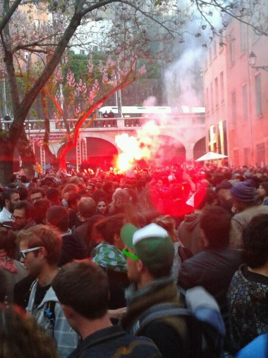 Lyon : les Nuits Sonores pilonnent la place Gerson