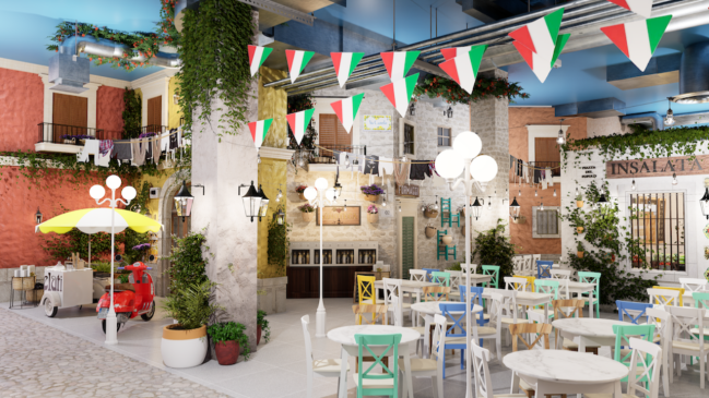 Lyon : un "village italien" g&eacute;ant va ouvrir &agrave; La Part-Dieu