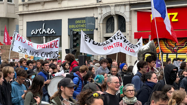 Lyon : 750 manifestants dans les rues ce mardi, le mouvement étudiant se poursuit Lyon : 750 manifestants dans les rues ce mardi, le mouvement étudiant se poursuit