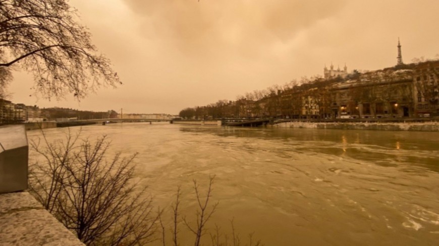 Lyon : le nuage de sable du Sahara a fait baisser la qualit&eacute; de l'air