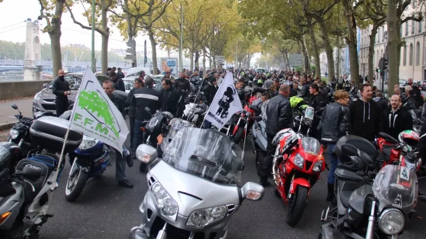 Circulation inter-files : de nombreux motards en colère attendus dans Lyon ce samedi