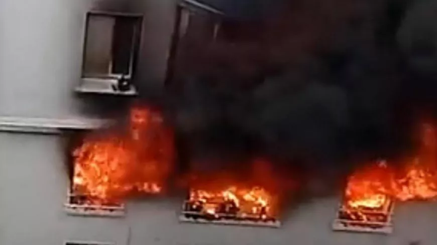 Lyon : un important incendie dans le 8e arrondissement