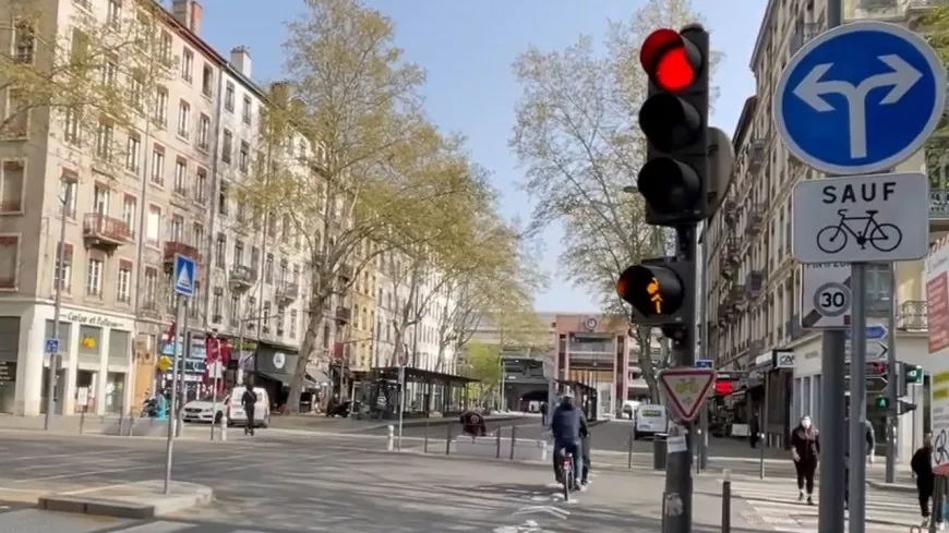 Lyon : un feu innovant pour les vélos expérimenté sur le cours Charlemagne