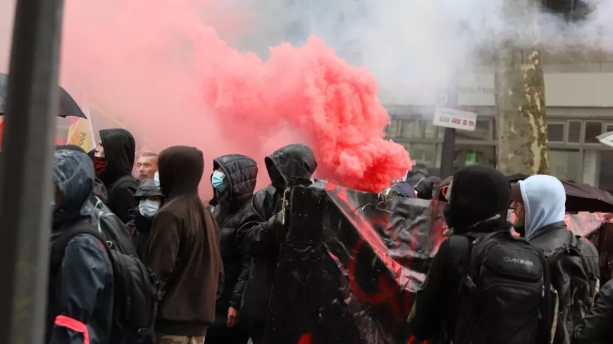 Lyon : des militants de la CGT frapp&eacute;s lors du d&eacute;fil&eacute; du 1er mai