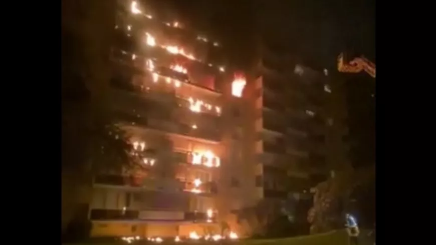 Incendie à Sainte-Foy-lès-Lyon : la structure de l'immeuble ne serait pas atteinte