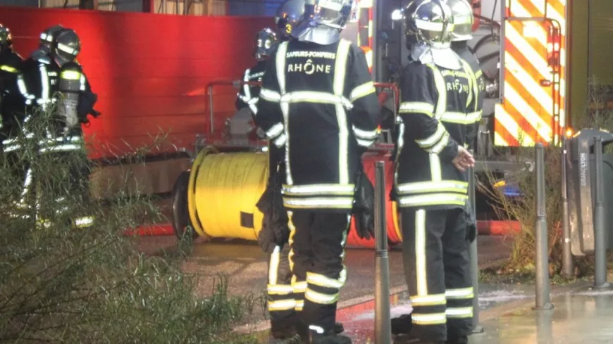 Pluies diluviennes : déjà une trentaine d'interventions de pompiers dans le Rhône