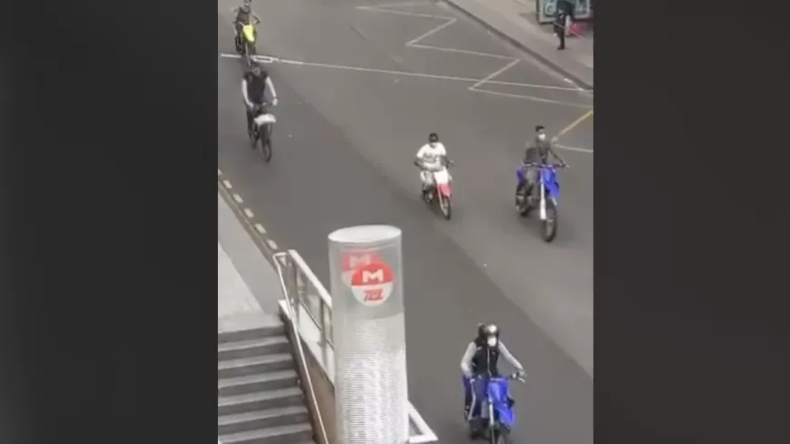 Lyon : le retour des rodéos en moto-cross devant la mairie ce mercredi soir - VIDEO