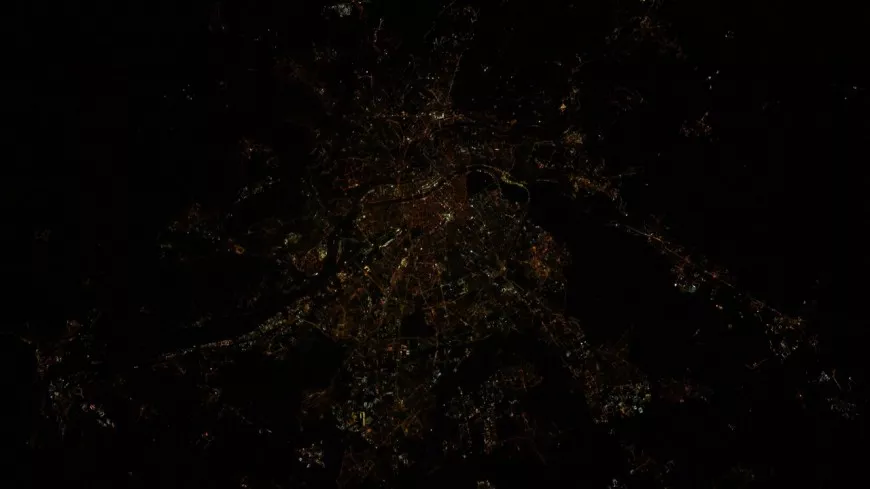 Lyon de nouveau photographiée depuis l’espace par Thomas Pesquet