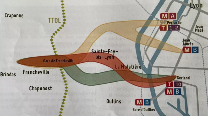 Téléphérique à l’Ouest de Lyon : trois itinéraires présentés par le SYTRAL, l’opposition pas convaincue