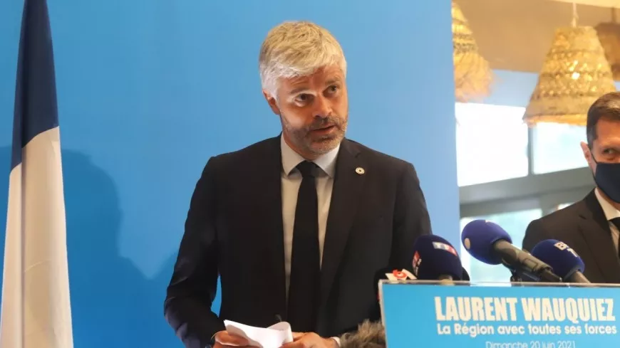 Régionales 2021 : Laurent Wauquiez en tête, mais sans le sourire
