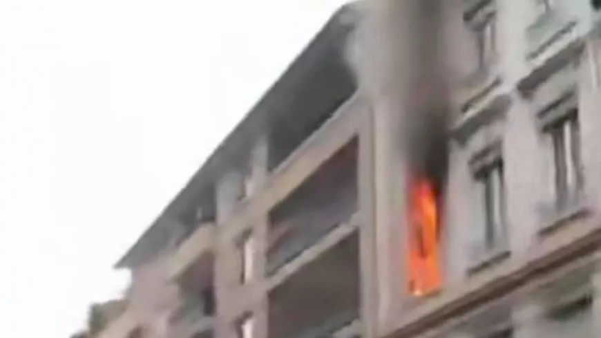 Villeurbanne : une quarantaine de pompiers mobilisés pour l’incendie d’un appartement