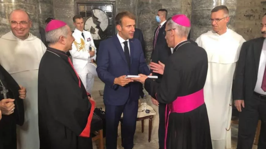 L'archevêque de Lyon en Irak avec Emmanuel Macron pour rencontrer les chrétiens d'orient