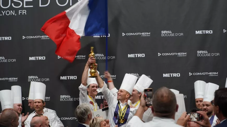 Bocuse d'Or : Davy Tissot et son équipe reçus à l'Hôtel de Ville de Lyon