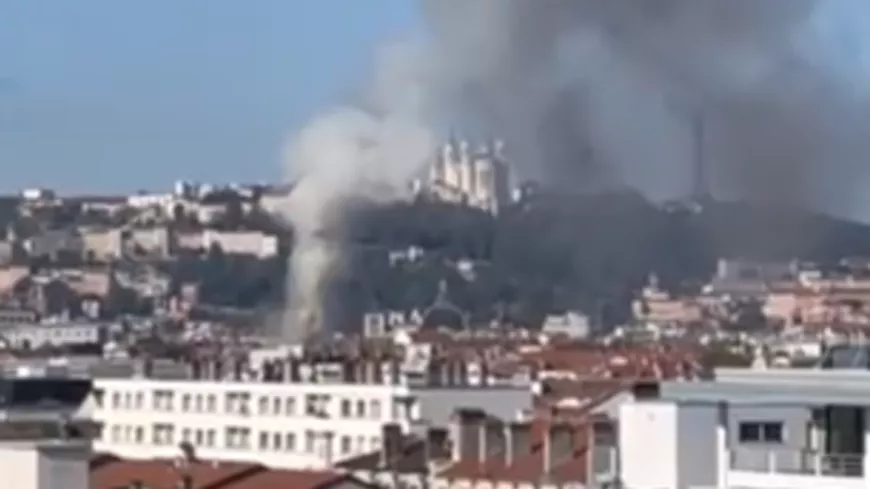 Lyon : important incendie à la Part-Dieu, un habitant échappe aux flammes en escaladant une façade