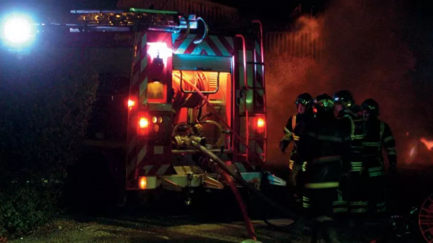 Près de Lyon : des pompiers agressés après un feu de poubelles