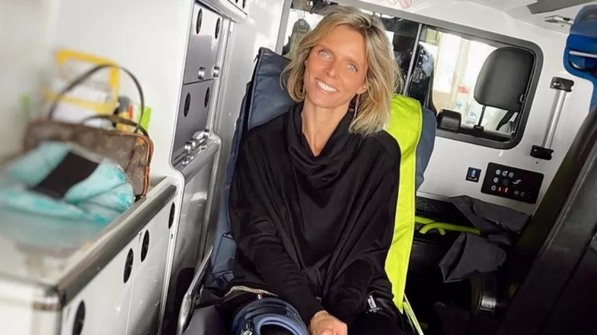 Après son accident de ski, Sylvie Tellier rapatriée chez elle par des ambulanciers lyonnais