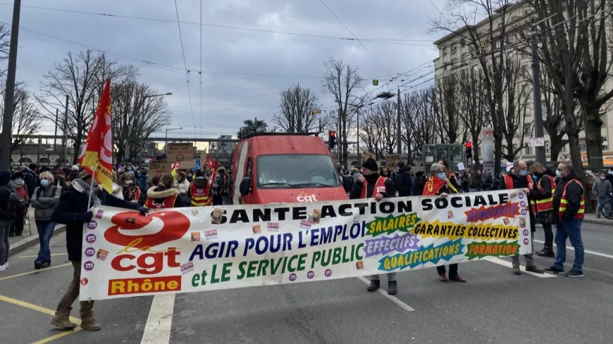 Lyon : les professionnels de santé et d’action sociale ont fait grève ce mardi