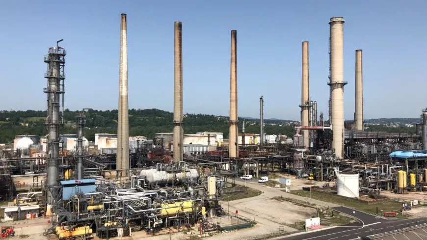 Près de Lyon : la raffinerie de Feyzin à l’arrêt pour des travaux de maintenance