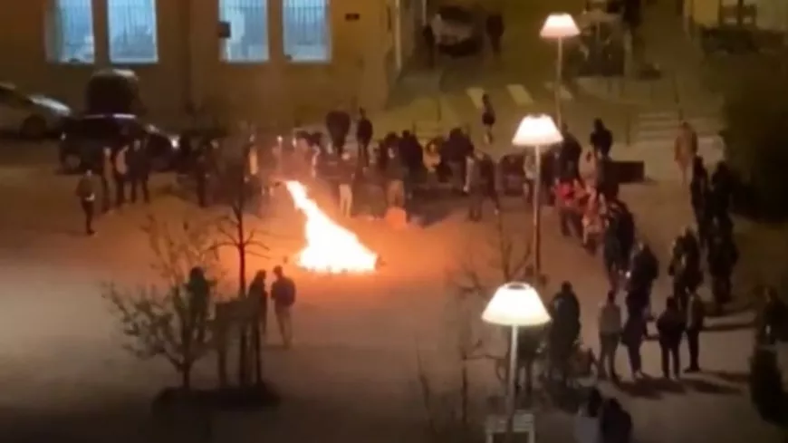 Lyon : il se filme devant un incendie à la Guillotière en provoquant "la police et l’Etat français de merde"