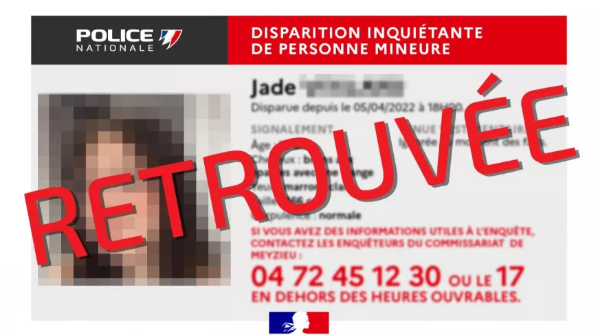 Près de Lyon : l’adolescente de 16 ans portée disparue à Décines a été retrouvée