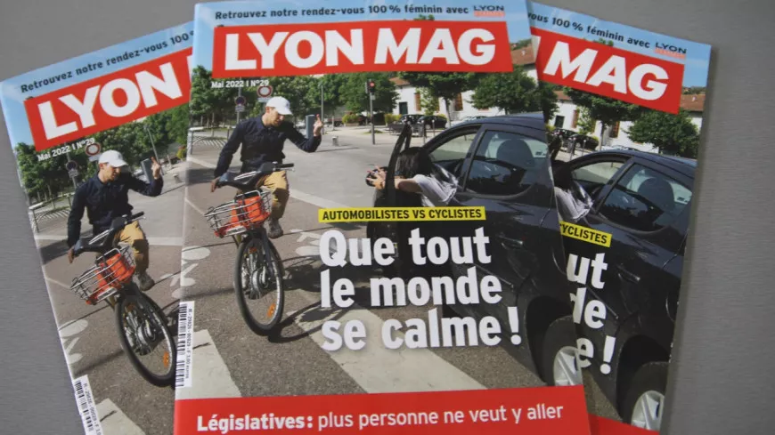 Les tensions entre automobilistes et cyclistes en Une de LyonMag en mai !