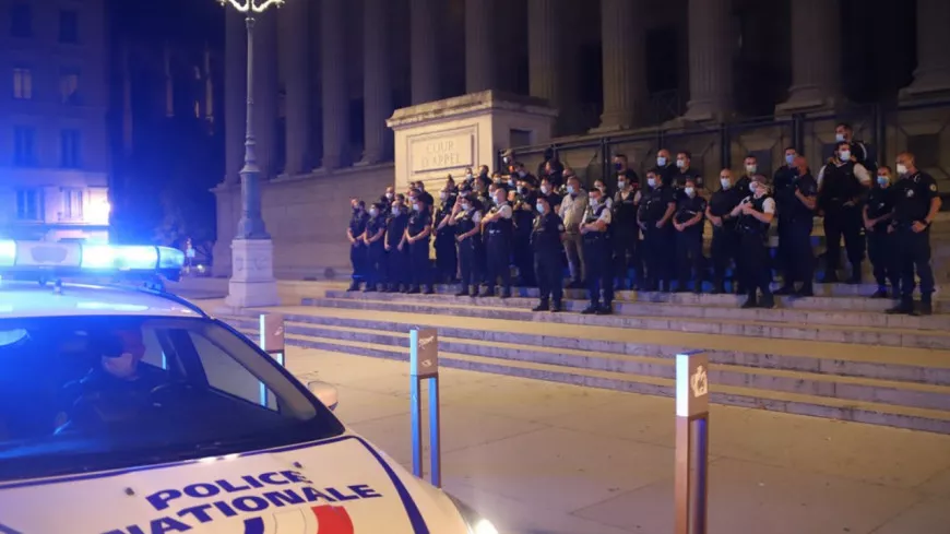 Policier mis en examen à Paris : une manifestation des forces de l’ordre à Lyon