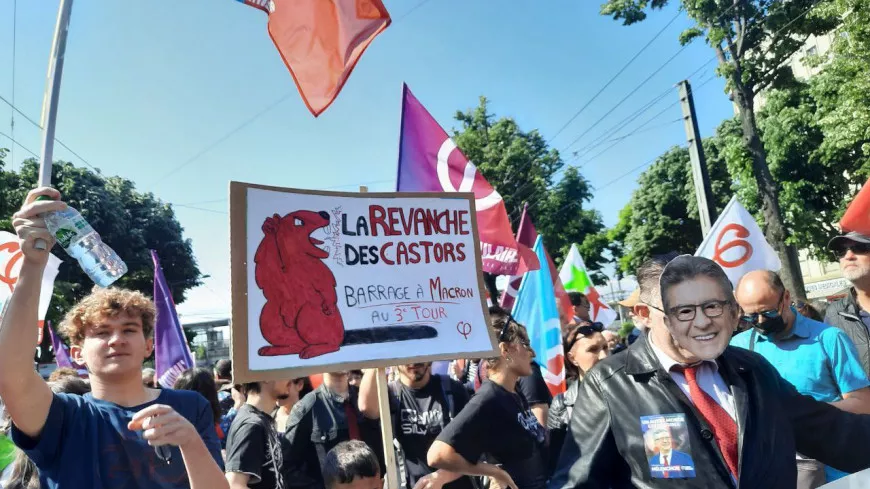 Défilé du 1er-Mai : une participation à la hausse à Lyon, aucun débordement grave