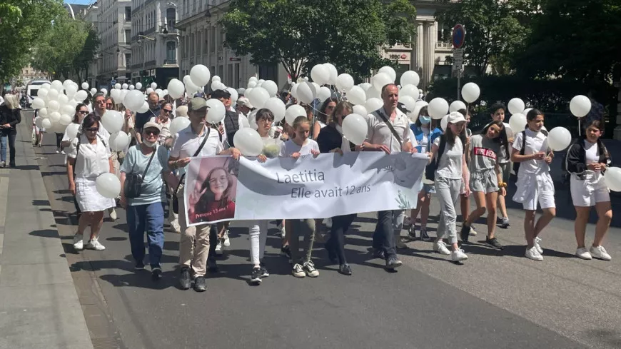 Lyon : une centaine de participants à la marche blanche pour Laetitia