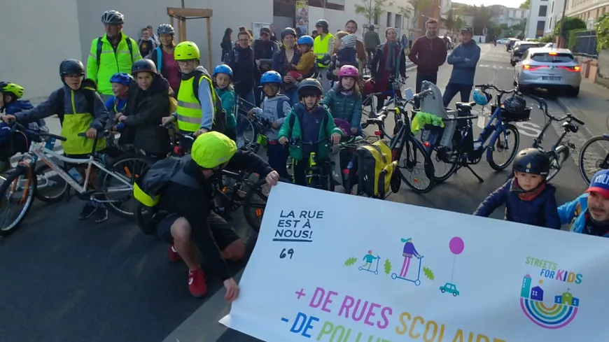 Nous demandons plus de rues scolaires dans la Métropole de Lyon