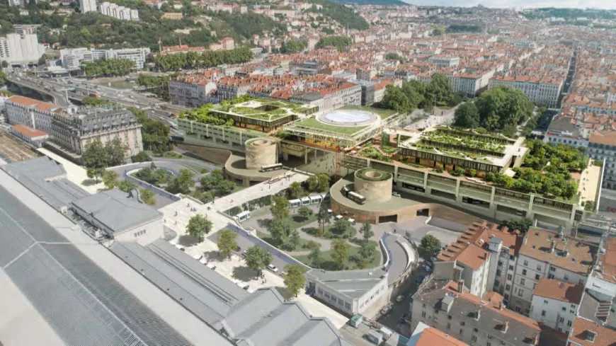 Jardins, vue à 360° et activités économiques : le groupement ASPSYS et Quartus désigné pour repenser le centre d'échanges de Lyon-Perrache d'ici 2028