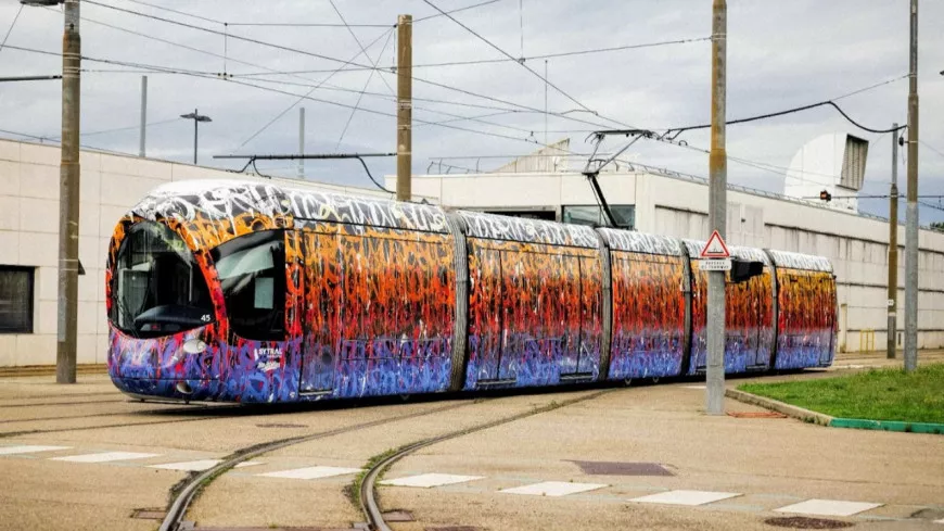 Lyon : un nouveau tramway artistique fait son apparition