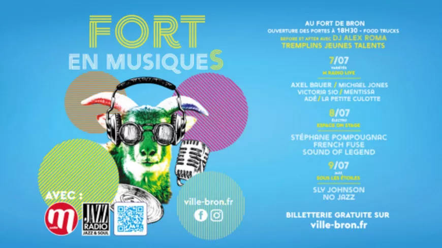Bron lance son festival Fort en musiques : trois soirées de concerts gratuits