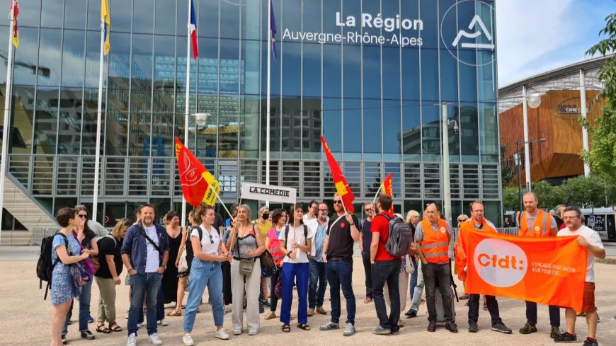 Lyon : nouvelle manifestation des professionnels de la culture contre les coupes budgétaires de la Région