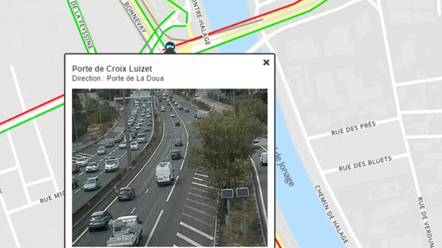 Lyon : l'accès au périphérique depuis l'A42 coupé après un accident