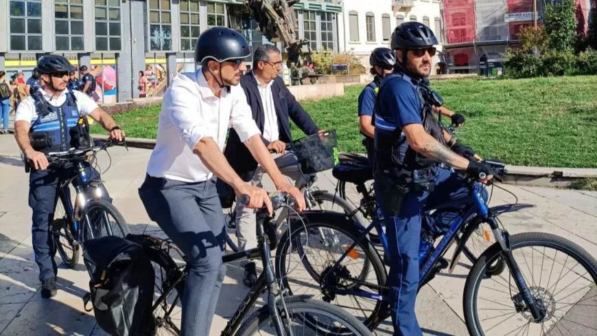Lyon : Gr&eacute;gory Doucet en immersion avec la brigade cycliste de la police municipale - VIDEO