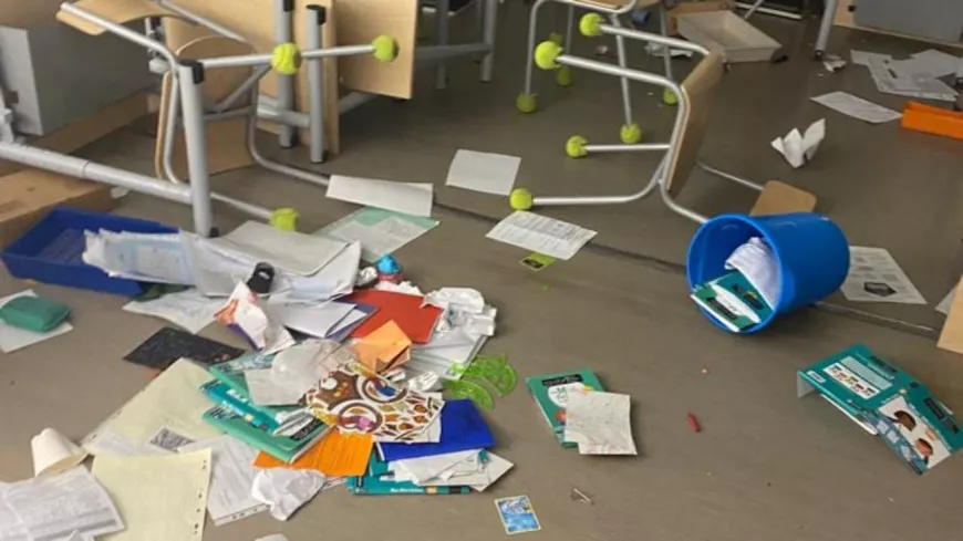 Près de Lyon : huit enfants saccagent des salles de classe et un sanitaire d’une école