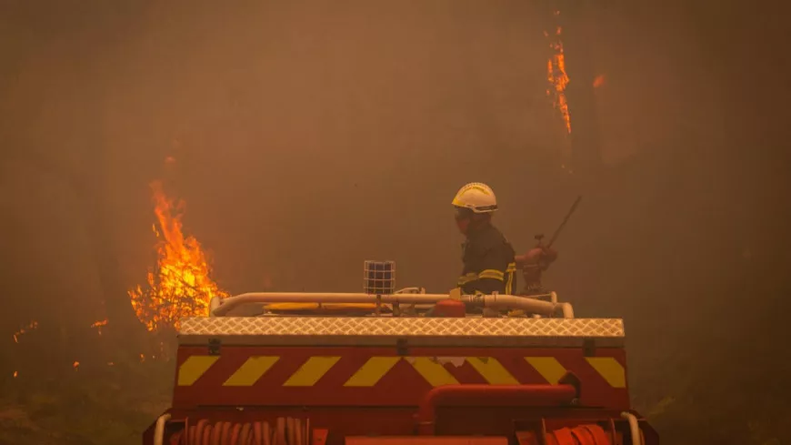 Incendies en Gironde : 50 pompiers du Rhône en renfort alors que plus de 15 000 hectares ont déjà brûlé