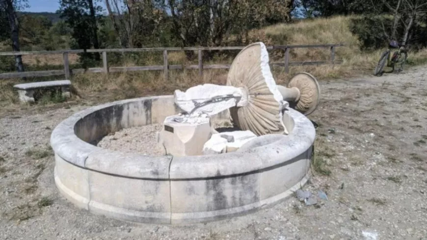 Grand Parc de Miribel-Jonage : le cœur de bronze volé et une fontaine détruite