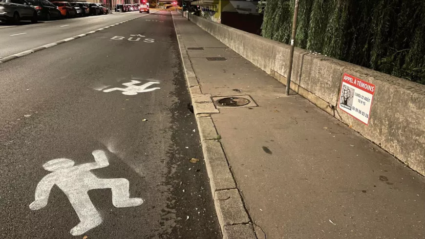 Lyon : un appel à témoins et des marques au sol après la mort de deux adolescents à trottinette